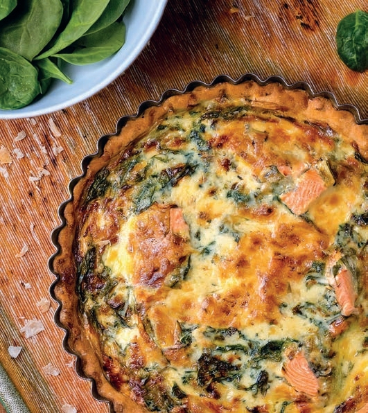 Quiche au saumon