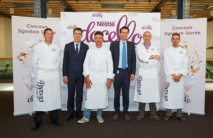 Laurent Peneaud remporte le concours Signature Sucrée Nestlé Docello