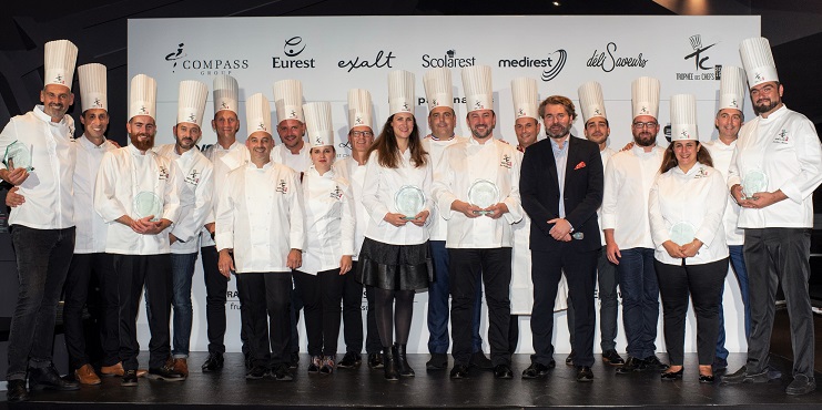 Jean-Baptiste Adam et Anaïs Villanueva vainqueurs du « Trophée des Chefs » Compass Group France 