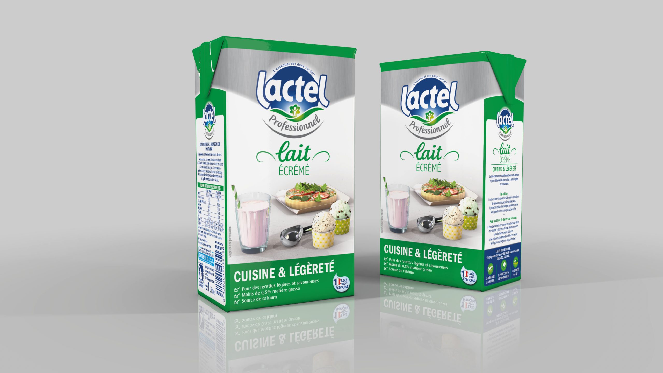 Lactel Professionnel se lance dans le lait écrémé